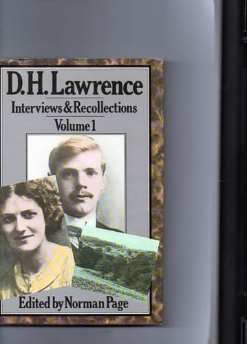 D.H. Lawrence: Interviews and Recollections (Interviews and Recollections)
