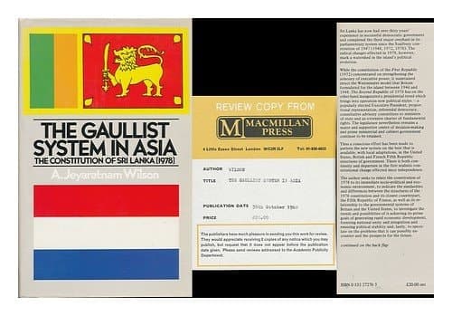 The Gaullist System in Asia: The Constitution of Sri Lanka (1978)