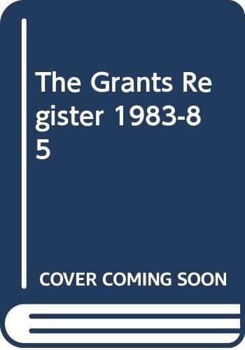 The Grants register 1983-1985