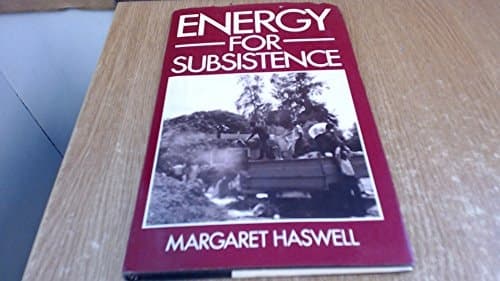 Energy for subsistence