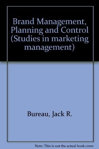 Brand Management Planning and Control