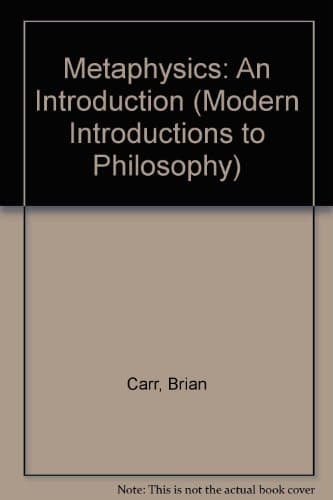 Metaphysics: An Introduction. First Edition.