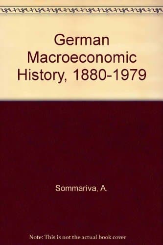 German Macroeconomic History, 1880-1979