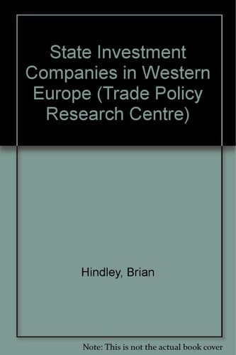 State Investment Companies in Western Europe
