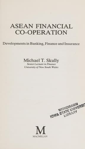 ASEAN Financial Co-operation