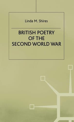 British Poetry of the Second World War