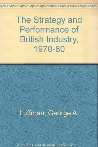 The Strategy and Performance of British Industry, 1970-80