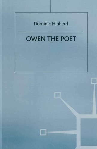 Owen the Poet (Studies in 20th Century Literature)