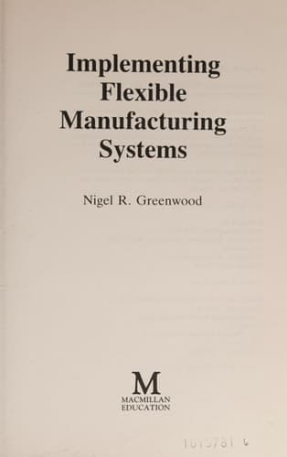 Implementing Flexible Manufacturing Systems