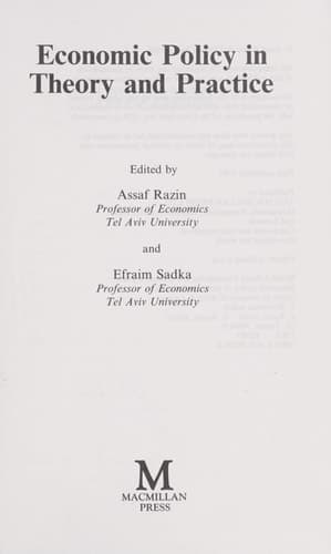 Economic Policy in Theory and Practice