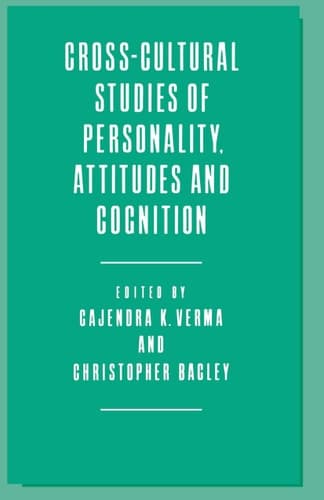 Cross-Cultural Studies of Personality, Attitudes and Cognition