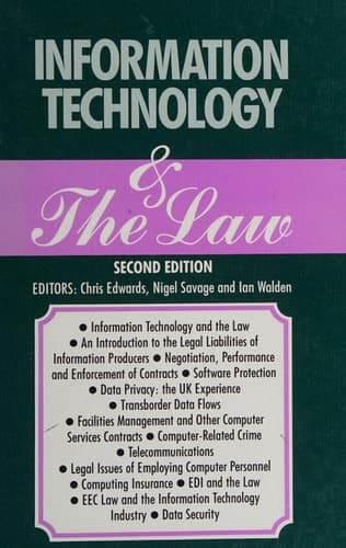 Information Technology & the Law
