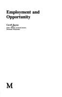 Employment and Opportunity