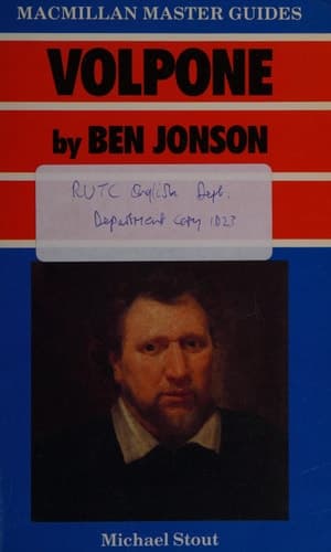"Volpone" by Ben Jonson (Master Guides)
