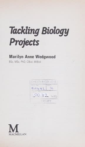 Tackling Biology Projects