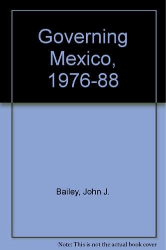 Governing Mexico, 1976-88
