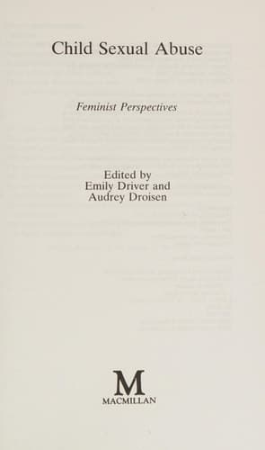 Child sexual abuse: A feminist reader (Women in society)