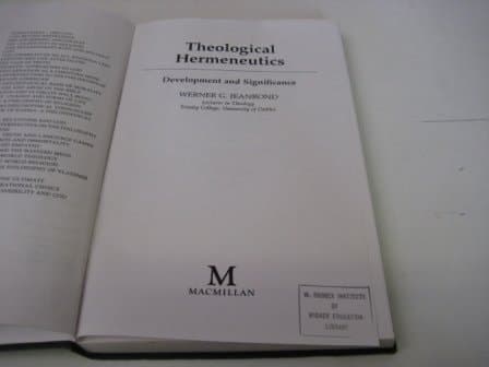 Theological Hermeneutics Development and Significance