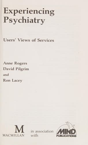 Experiencing Psychiatry Users' Views of Services