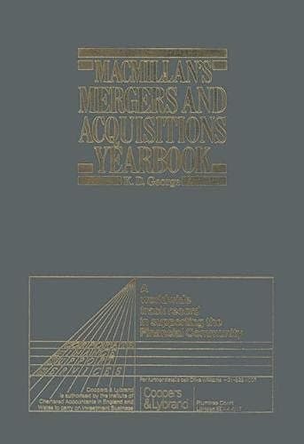 Mergers and Acquisitions Year Book