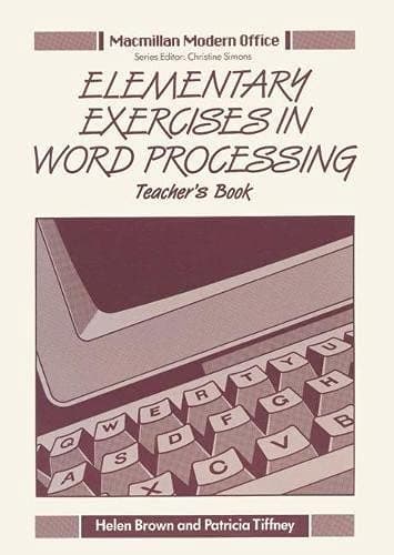 Elementary Exercises in Word Processing