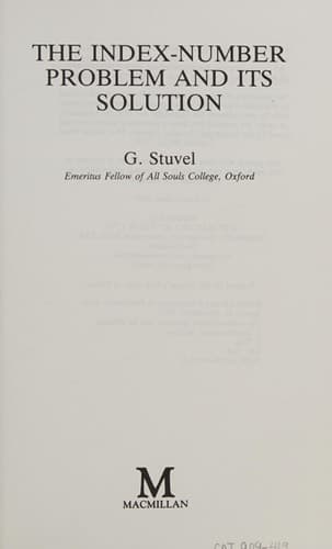 The Index-Number Problem and Its Solution