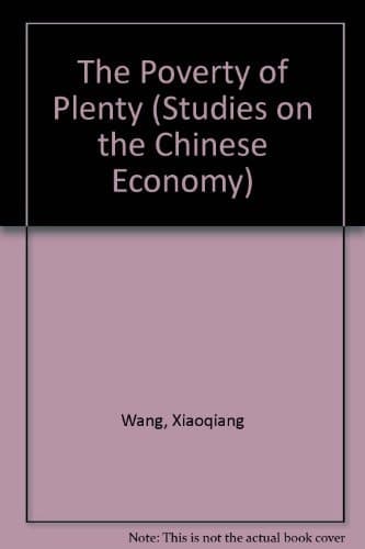 The poverty of plenty (Studies on the Chinese economy)
