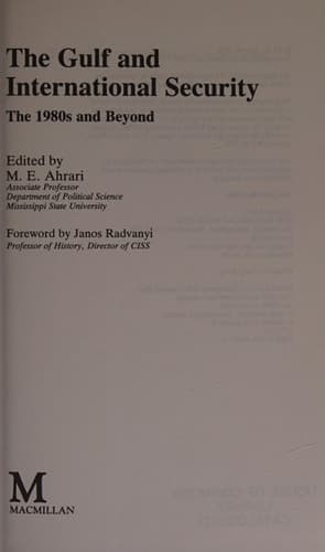 The Gulf and international security: The 1980s and beyond