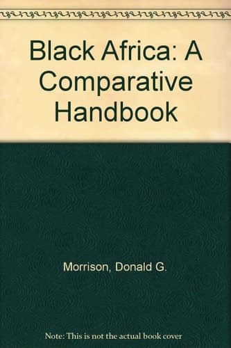 Black Africa: A Comparative Handbook