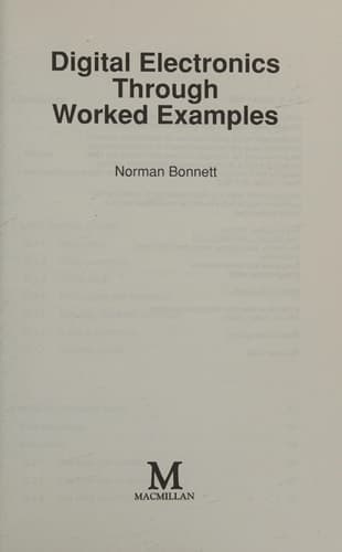 Digital Electronics Through Worked Examples