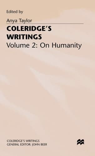 Coleridge's Writings Volume 2: On Humanity
