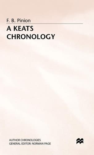 A Keats Chronology