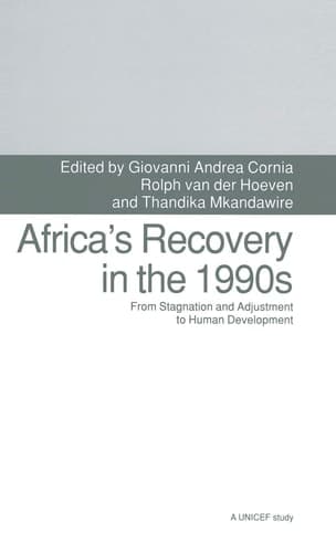 Africa’s Recovery in the 1990s From Stagnation and Adjustment to Human Development