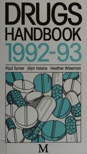 Drugs Handbook 1992-93