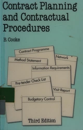 Contract Planning and Contractual Procedures