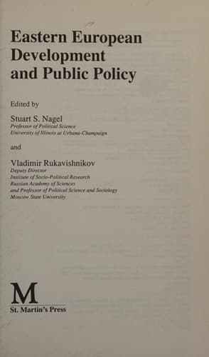 Eastern European Development and Public Policy