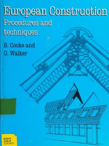 European Construction Procedures and Techniques