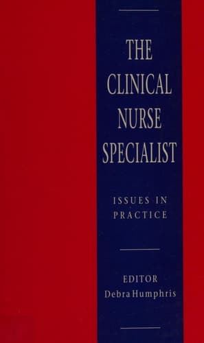 The Clinical Nurse Specialist