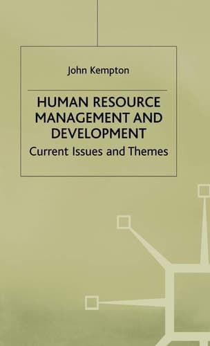 Human Resource Management and Development Current Issues and Themes