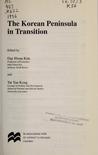 The Korean Peninsula in Transition