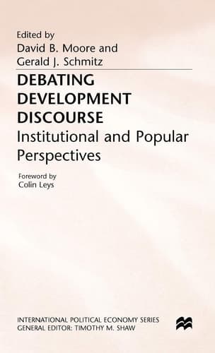 Debating Development Discourse Institutional and Popular Perspectives