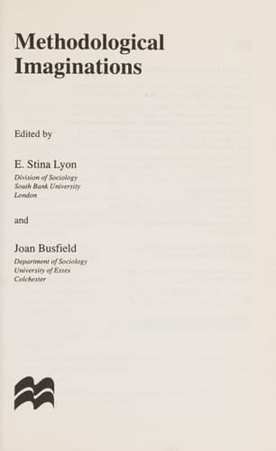 Methodological Imaginations