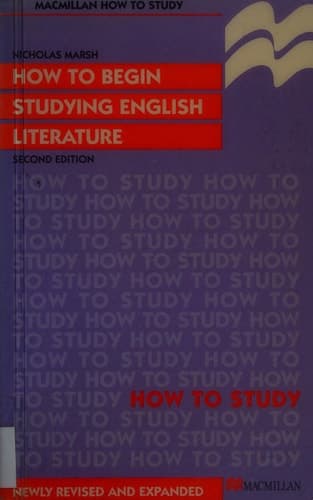 How to Begin Studying English Literature