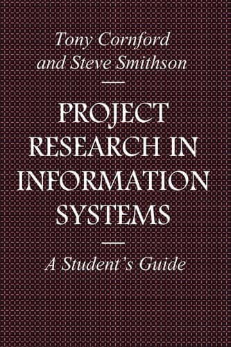 Project Research in Information Systems A Student's Guide