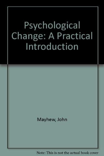 Psychological Change A Practical Introduction