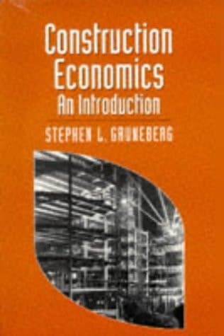 Construction Economics An Introduction