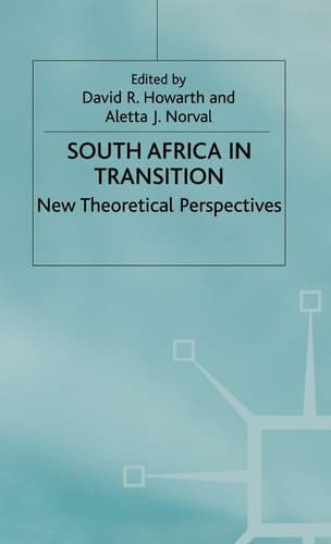 South Africa in Transition New Theoretical Perspectives