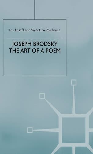 Joseph Brodsky The Art of a Poem