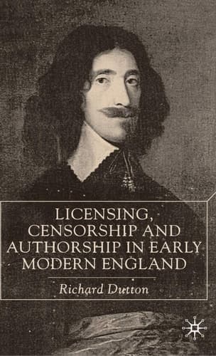 Licensing, Censorship and Authorship in Early Modern England Buggeswords