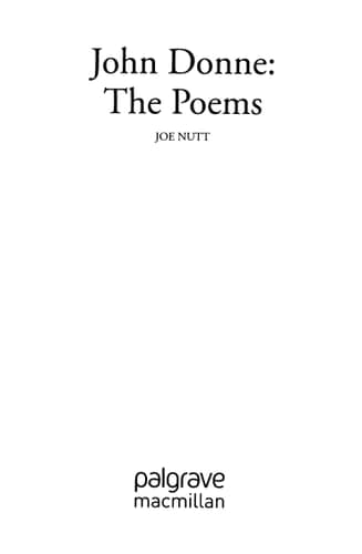 John Donne The Poems